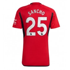 Manchester United Jadon Sancho #25 Hemmatröja 2023-24 Korta ärmar